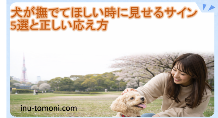 犬が撫でてほしい時に見せるサイン5選と正しい応え方