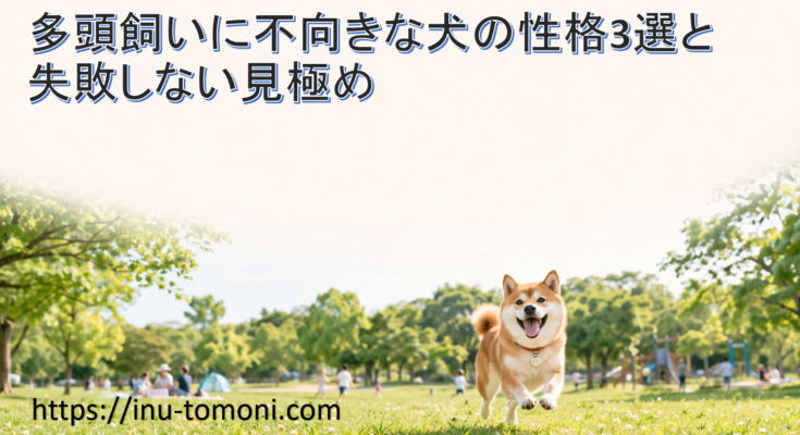 多頭飼いに不向きな犬の性格3選と失敗しない見極め