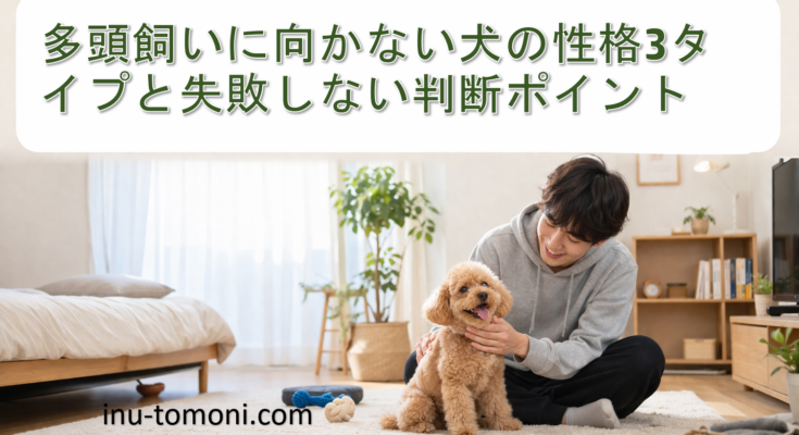 多頭飼いに向かない犬の性格3タイプと失敗しない判断ポイント