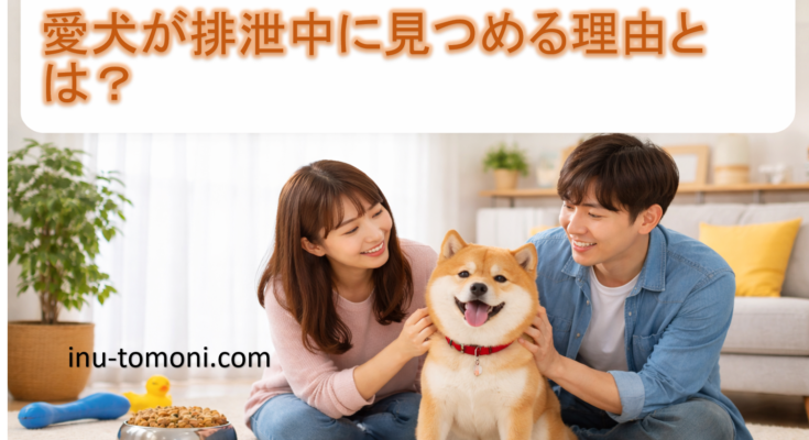 愛犬が排泄中に見つめる理由とは？