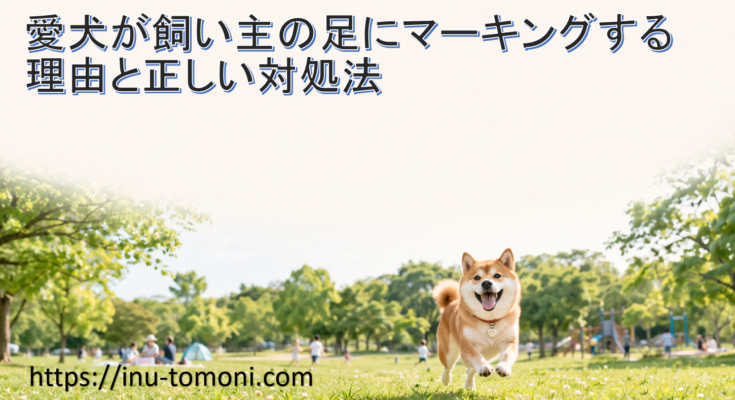 愛犬が飼い主の足にマーキングする理由と正しい対処法