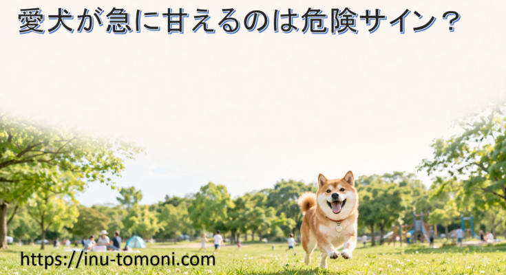 愛犬が急に甘えるのは危険サイン？