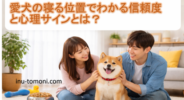 愛犬の寝る位置でわかる信頼度と心理サインとは？