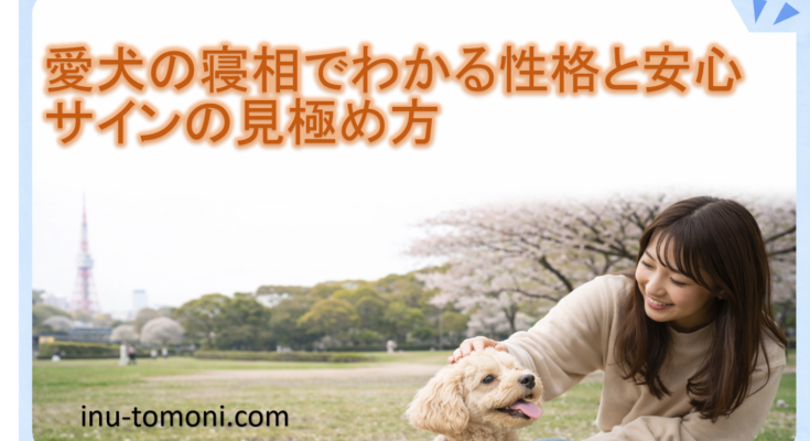 愛犬の寝相でわかる性格と安心サインの見極め方