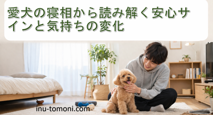 愛犬の寝相から読み解く安心サインと気持ちの変化