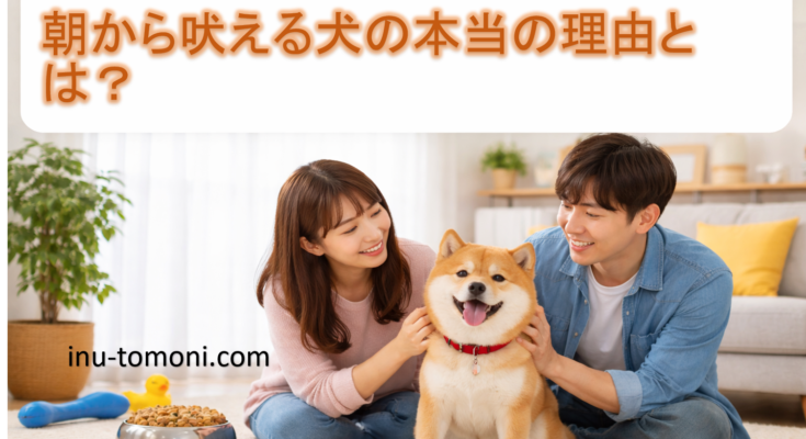 朝から吠える犬の本当の理由とは？