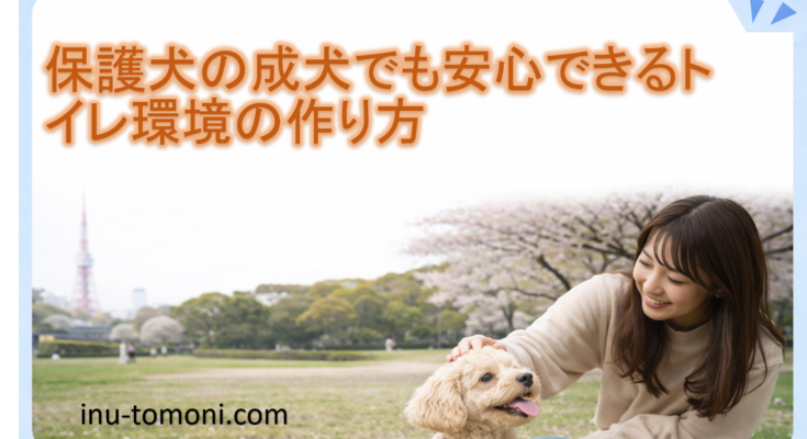 保護犬の成犬でも安心できるトイレ環境の作り方