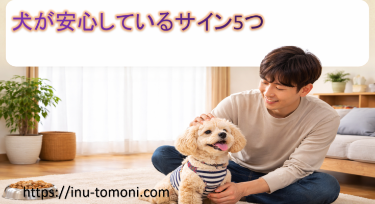 犬が安心しているサイン5つ