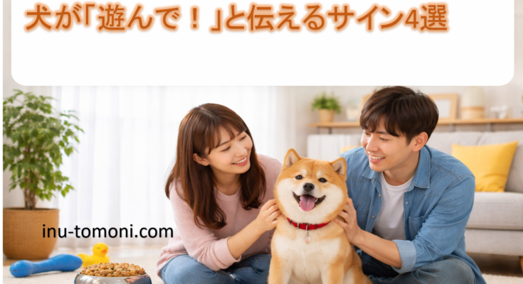 犬が「遊んで！」と伝えるサイン4選