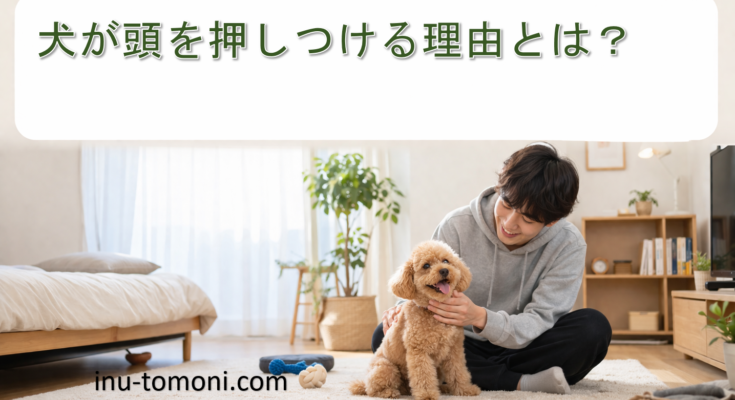 犬が頭を押しつける理由とは？