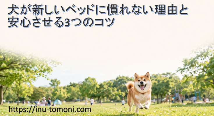 犬が新しいベッドに慣れない理由と安心させる3つのコツ