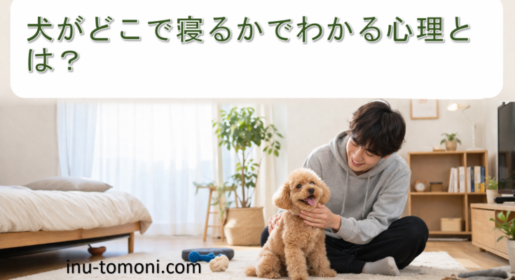 犬がどこで寝るかでわかる心理とは？