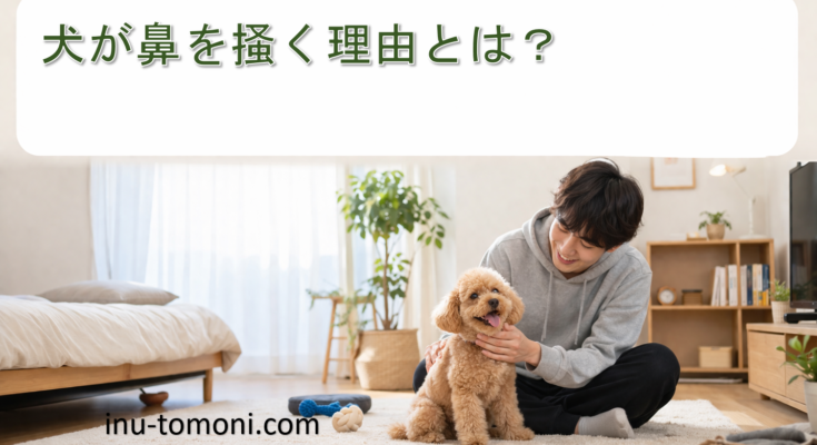 犬が鼻を掻く理由とは?