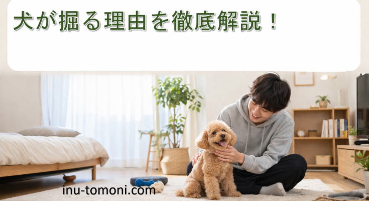 犬が掘る理由を徹底解説!