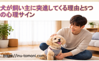 犬が飼い主に突進してくる理由と5つの心理サイン