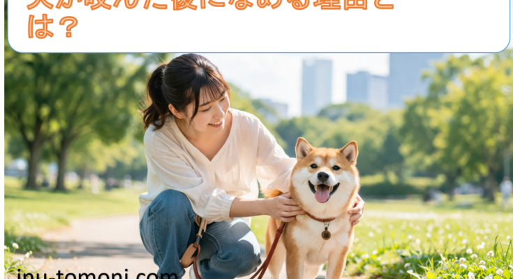 犬が咬んだ後になめる理由とは？