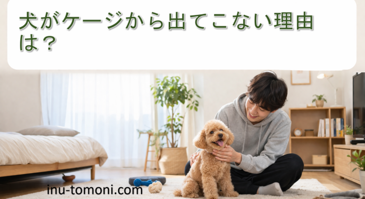 犬がケージから出てこない理由は?