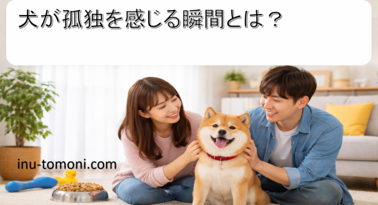 犬が孤独を感じる瞬間とは？