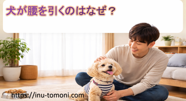 犬が腰を引くのはなぜ？