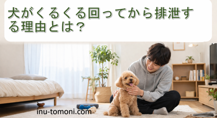 犬がくるくる回ってから排泄する理由とは？
