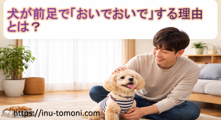 犬が前足で「おいでおいで」する理由とは？