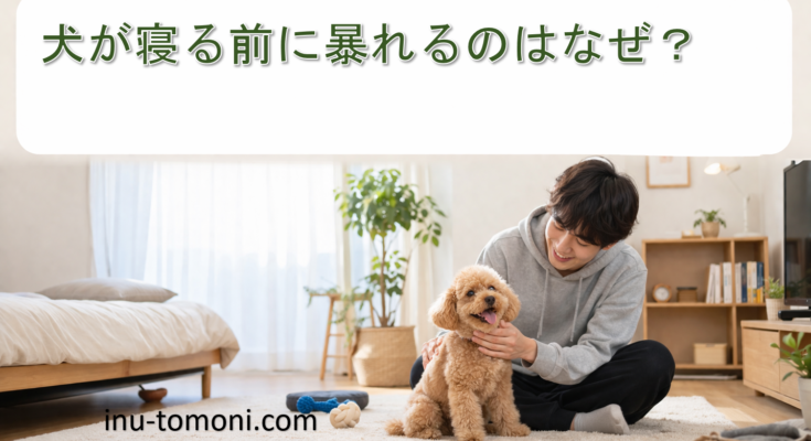 犬が寝る前に暴れるのはなぜ？
