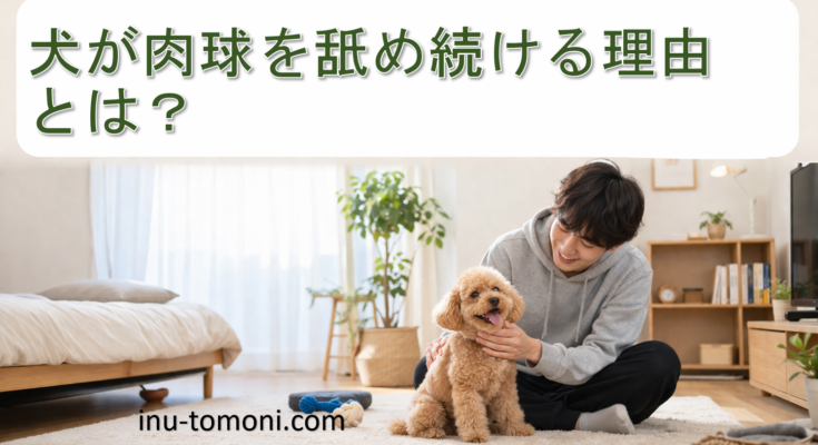 犬が肉球を舐め続ける理由とは？