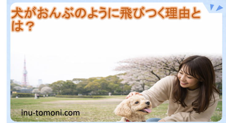 犬がおんぶのように飛びつく理由とは？