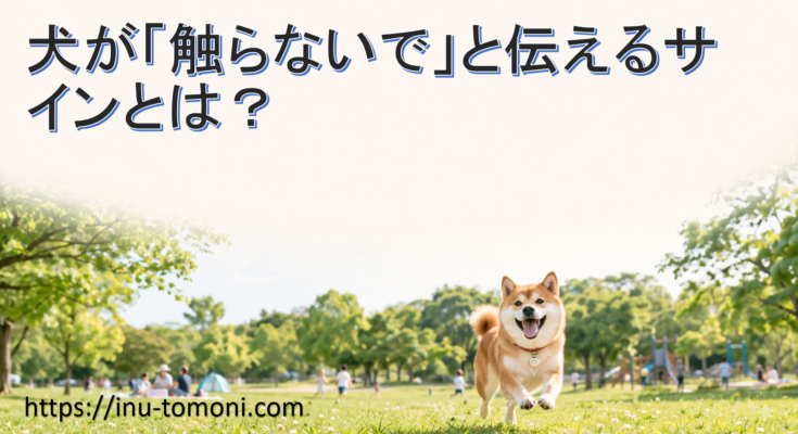 犬が「触らないで」と伝えるサインとは？