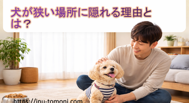 犬が狭い場所に隠れる理由とは?