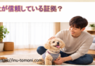 犬が信頼している証拠？