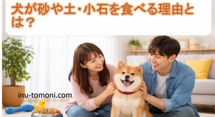 犬が砂や土・小石を食べる理由とは？