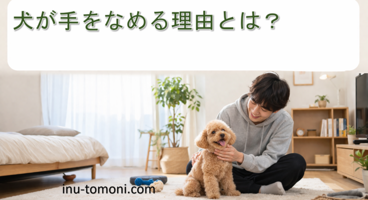 犬が手をなめる理由とは?