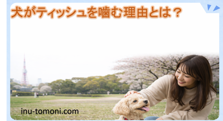 犬がティッシュを噛む理由とは？