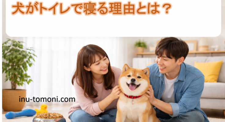 犬がトイレで寝る理由とは?