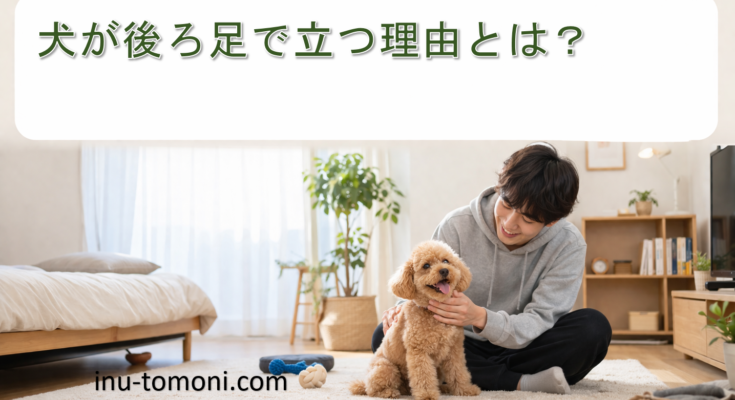 犬が後ろ足で立つ理由とは？