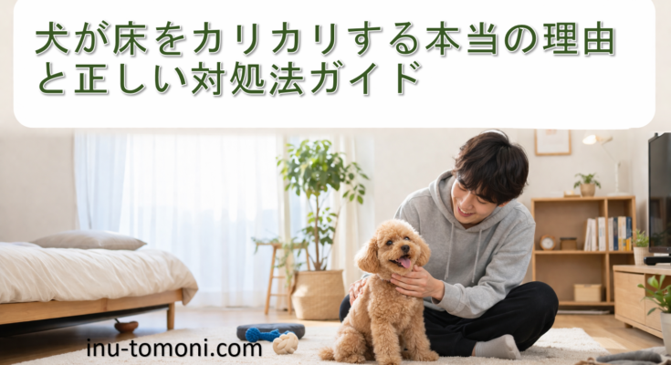 犬が床をカリカリする本当の理由と正しい対処法ガイド