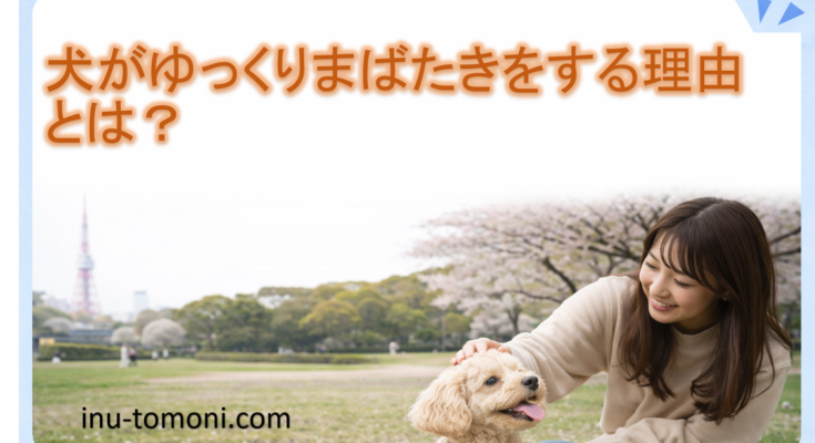 犬がゆっくりまばたきをする理由とは?