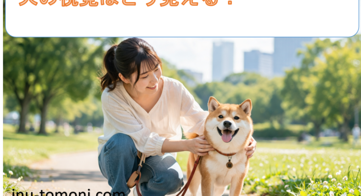 犬の視覚はどう見える?