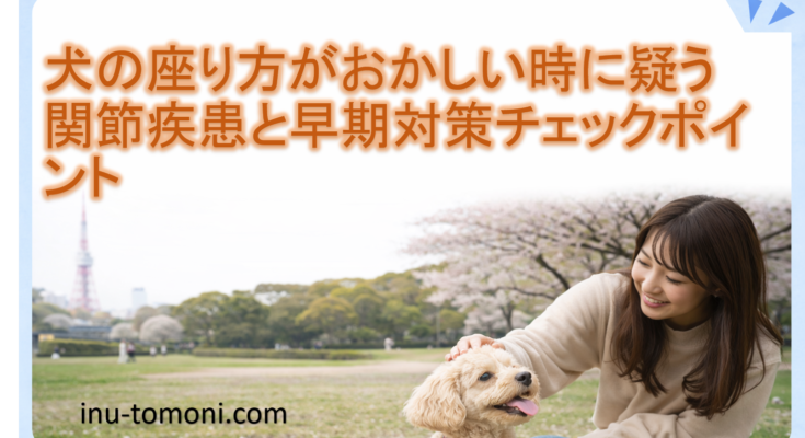 犬の座り方がおかしい時に疑う関節疾患と早期対策チェックポイント