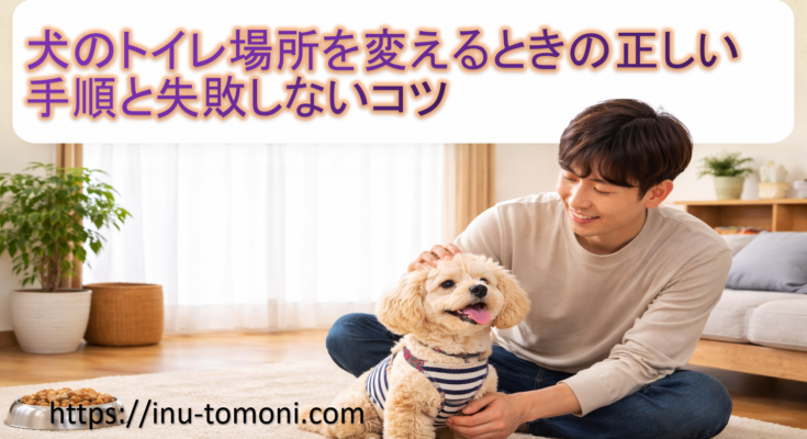 犬のトイレ場所を変えるときの正しい手順と失敗しないコツ