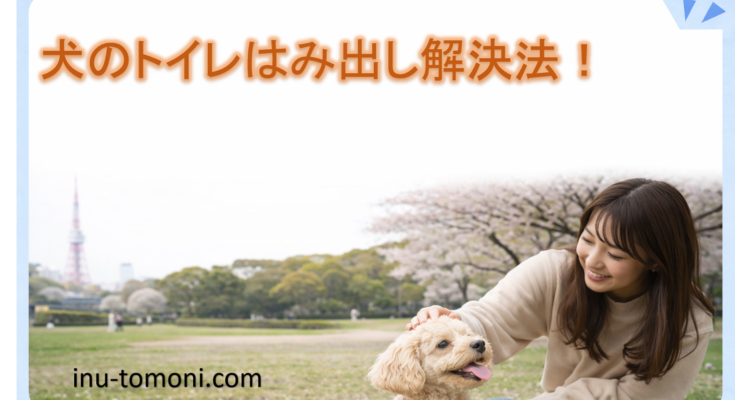 犬のトイレはみ出し解決法！