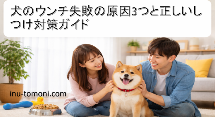 犬のウンチ失敗の原因3つと正しいしつけ対策ガイド