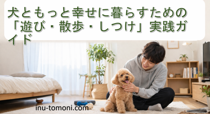 犬ともっと幸せに暮らすための「遊び・散歩・しつけ」実践ガイド