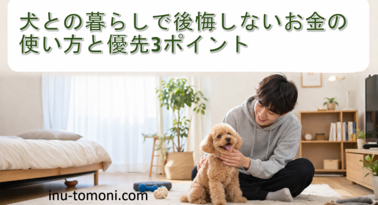 犬との暮らしで後悔しないお金の使い方と優先3ポイント