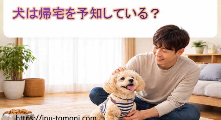 犬は帰宅を予知している？