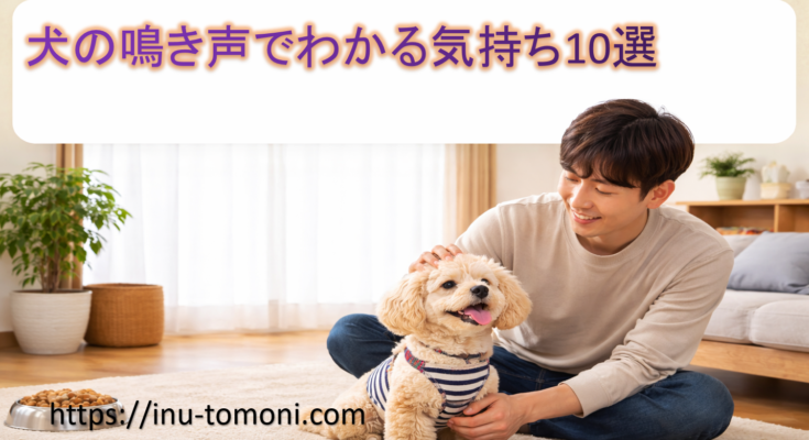 犬の鳴き声でわかる気持ち10選
