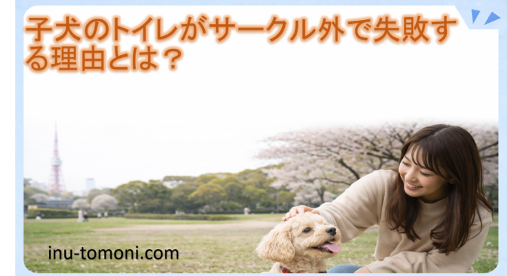 子犬のトイレがサークル外で失敗する理由とは？
