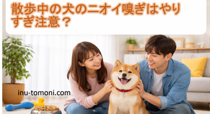 散歩中の犬のニオイ嗅ぎはやりすぎ注意？
