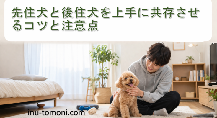 先住犬と後住犬を上手に共存させるコツと注意点